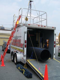 Confined space awareness and rescue training is a must for all responding rescuers.