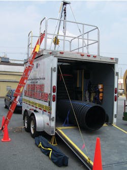 Confined space awareness and rescue training is a must for all responding rescuers. Confined space awareness and rescue training is a must for all responding rescuers.