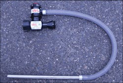 The typical foam eductor is an excellent tool in the tool box, so long as its capabilities and limitations are known. This eductor shown is capable of proportioning foam concentrate to water at various ratios, which makes it an even more effective resource. The typical foam eductor is an excellent tool in the tool box, so long as its capabilities and limitations are known. This eductor shown is capable of proportioning foam concentrate to water at various ratios, which makes it an even more effective resource.