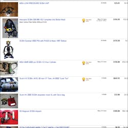 Fire departments are using eBay to sell equipment from flashlights to ladder trucks that are no longer in service. Fire departments are using eBay to sell equipment from flashlights to ladder trucks that are no longer in service.