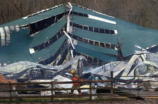 At least 24 horses perished in a barn fire at the Oasis Farms on Dunlap Road in Colerain Township on April 5.