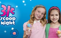 Baskin-Robbins shops across the country will be doling out scoops for .31 from 5-10 p.m. on April 27 with proceeds benefiting the National Fallen Firefighters Foundation. Baskin-Robbins shops across the country will be doling out scoops for .31 from 5-10 p.m. on April 27 with proceeds benefiting the National Fallen Firefighters Foundation.