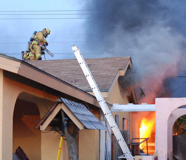 Calif. Firefighters Knock Down House Fire | Firehouse