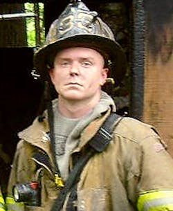 Firefighter Justin Davidson