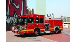 THE NEWARK, NJ, FIRE DEPARTMENT has placed into service three Ferrara custom pumpers built on Ferrara Ember chassis powered by Cummins ISL-425 engines. Each apparatus features a 1,500-gpm Hale Qmax pump, 750-gallon poly water tank, Fire Research InControl pressure governor, Akron Apollo monitor, On Scene Solutions LED compartment lights and Whelen warning and scene lighting. The units are assigned to Engine Companies 15, 26 and 29.