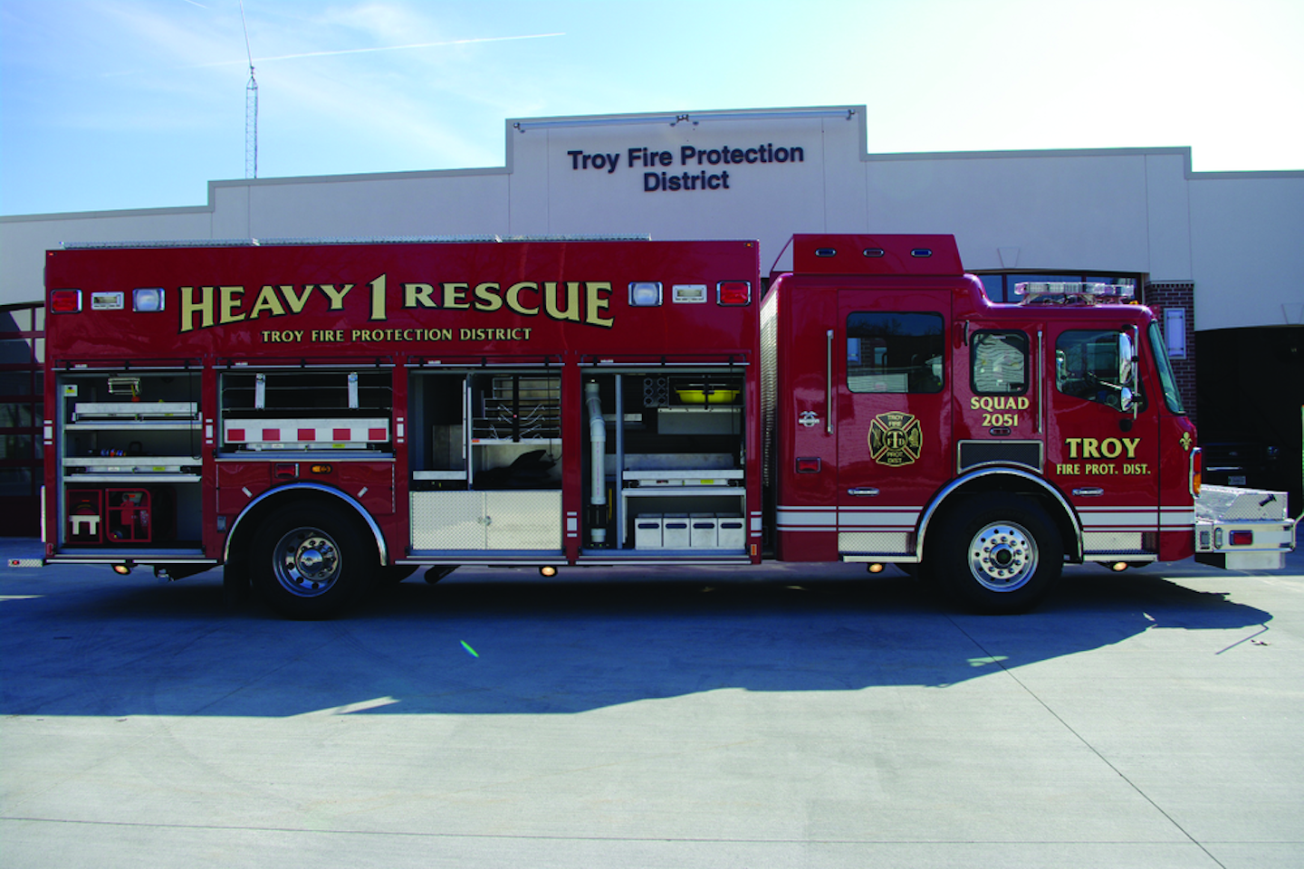 Troy, IL, Fire Protection District Firehouse