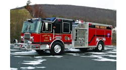 THE WINDY HILL FIRE DEPARTMENT in Florence, SC, has taken delivery of a KME custom pumper built on a KME Predator X-MFD chassis. Components include a 425-hp Cummins ISL engine, Allison 3000EVS transmission, 1,500-gpm Hale Qmax pump, 1,000-gallon poly water tank and Whelen warning lights.