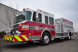 Rosenbauer America is leasing a custom pumper to devastated Joplin, Mo., for $1 for as long as the community needs it.