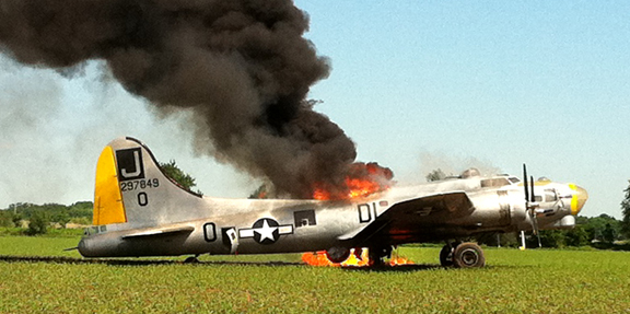 Early View Oswego Plane Down Tony Mc Coy jpg 10459473