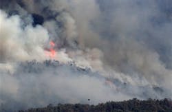 The Wallow Fire continues to burn on June 13. The Wallow Fire continues to burn on June 13.