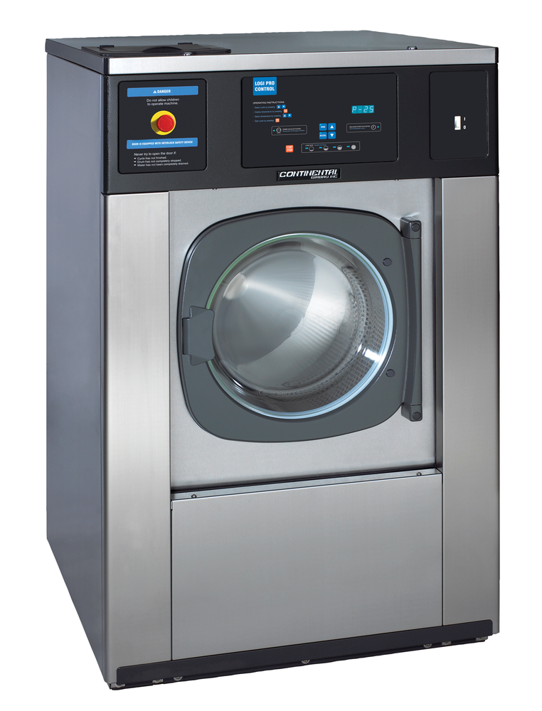 CONTINENTAL GIRBAU INC. has released the highly programmable Logi Pro Control, now available on the 20-pound capacity E-Series washers and the complete line-up of M-Series washer-extractors for fire departments and other applications. The control offers up to 25 individually modifiable programs &ndash; each with up to 11 baths, including multiple pre-wash, wash and rinse phases. It features up to six programmable water levels; a delayed start and rinse option; overnight soak; cycle lockout; variable wash action; programmable extract speeds, including zero rotation; temperature controlled fill up to 194 degrees; and timed chemical dosing by the second. Additionally, it incorporates an all-new water and chemical adjustment feature. The user simply selects the size of the load &ndash; quarter load, half load, three-quarter load or full load. The control will automatically adjust the amount of water and chemicals according to the selected load size.