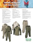 DRIFIRE FR Apparel from MSA Paraclete offers flight suit and combat apparel in traditional design for durability, comfort, and performance. The fabric&rsquo;s antimicrobial properties resist odor, dry quickly and wick moisture.