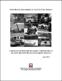 The NFPA&apos;s Third Needs Assessment of the U.S. Fire Service shows extensive fire service needs across the board.