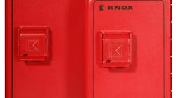 KNOX CO. has introduced a Knox Elevator Key Box that is now available in a smaller size. The smaller Mini Elevator Key Box is ideal for installations that do not require a door drop key. The UL 1037 box holds up to eight standard keys and meets the latest International Fire Code standard. The all-steel box is available in four colors with or without the “Fire Dept. Use Only” banner. The new key box can be keyed to a department’s existing Knox System. KNOX CO. has introduced a Knox Elevator Key Box that is now available in a smaller size. The smaller Mini Elevator Key Box is ideal for installations that do not require a door drop key. The UL 1037 box holds up to eight standard keys and meets the latest International Fire Code standard. The all-steel box is available in four colors with or without the “Fire Dept. Use Only” banner. The new key box can be keyed to a department’s existing Knox System.