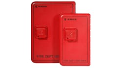 KNOX CO. has introduced a Knox Elevator Key Box that is now available in a smaller size. The smaller Mini Elevator Key Box is ideal for installations that do not require a door drop key. The UL 1037 box holds up to eight standard keys and meets the latest International Fire Code standard. The all-steel box is available in four colors with or without the &ldquo;Fire Dept. Use Only&rdquo; banner. The new key box can be keyed to a department&rsquo;s existing Knox System.