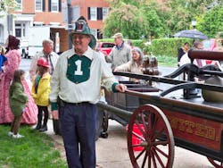 Assistant Chief Clarence “Chip” Jewell of the Libertytown Volunteer Fire Department announces that “Old Lady” has performed successfully and thanks all who helped make the day a success. Assistant Chief Clarence “Chip” Jewell of the Libertytown Volunteer Fire Department announces that “Old Lady” has performed successfully and thanks all who helped make the day a success.