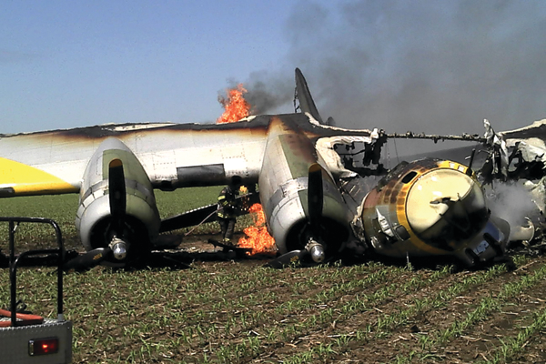 World War II-Era Bomber Crashes Soon After Takeoff | Firehouse