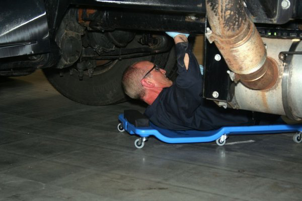 Tom Marty- service technician for Mid-Sate Truck in Plover, Wisconsin