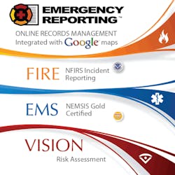 Emergency Reporting is a powerful web-based service where first responders access fire, EMS and risk assessment reporting and records management services to enter incident reports, manage resources and more. The company has introduced its Google Maps Integration! Map Incidents, Hydrants and Occupancies; use advanced filtering to pinpoint incidents by type.