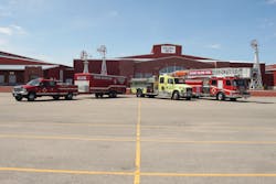 The Grand Island Fire Department provides fire protection and EMS, rescue and hazardous materials responses to the Nebraska State Fair, which moved to Grand Island in 2010. Grand Island’s Hazardous Materials Response Team can be activated by the Nebraska Emergency Management Agency to respond wherever it is needed in the state. The team’s hazmat response trailer is a 24-foot Wells Cargo that is pulled to incident scenes by a 2003 Ford F350. The Grand Island Fire Department provides fire protection and EMS, rescue and hazardous materials responses to the Nebraska State Fair, which moved to Grand Island in 2010. Grand Island’s Hazardous Materials Response Team can be activated by the Nebraska Emergency Management Agency to respond wherever it is needed in the state. The team’s hazmat response trailer is a 24-foot Wells Cargo that is pulled to incident scenes by a 2003 Ford F350.
