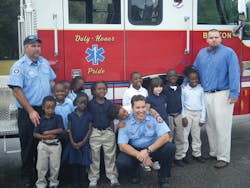 Visits to local schools and community events are a great way to spread the fire prevention message. Visits to local schools and community events are a great way to spread the fire prevention message.