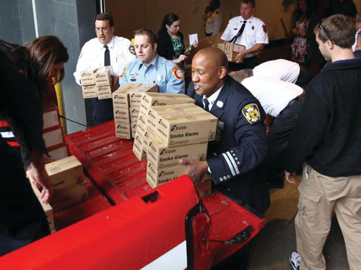 This year, 5,065 smoke alarms were collected by the program and distributed to local departments that will install them in high-risk and low-income households.