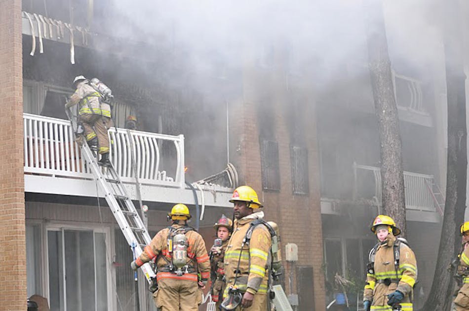 Fire Officials say a faulty furnace ignited a massive blaze that ripped through two apartment buildings on the 8800 block of Hunting lane in Laurel. 60 residents who lived inside those apartments have been displaced, according to fire officials.