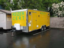 The Specialty Trailer is placed in standby at Keizer Fire District for quick deployment to a disaster zone. The Specialty Trailer is placed in standby at Keizer Fire District for quick deployment to a disaster zone.