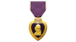 The Order of the Purple Heart, an honor ordinarily reserved for military personnel wounded in battle, was awarded to three Honolulu firefighters who were killed and six who were injured on Dec. 7, 1941. These nine men are the only civilian firefighters ever given this honor.