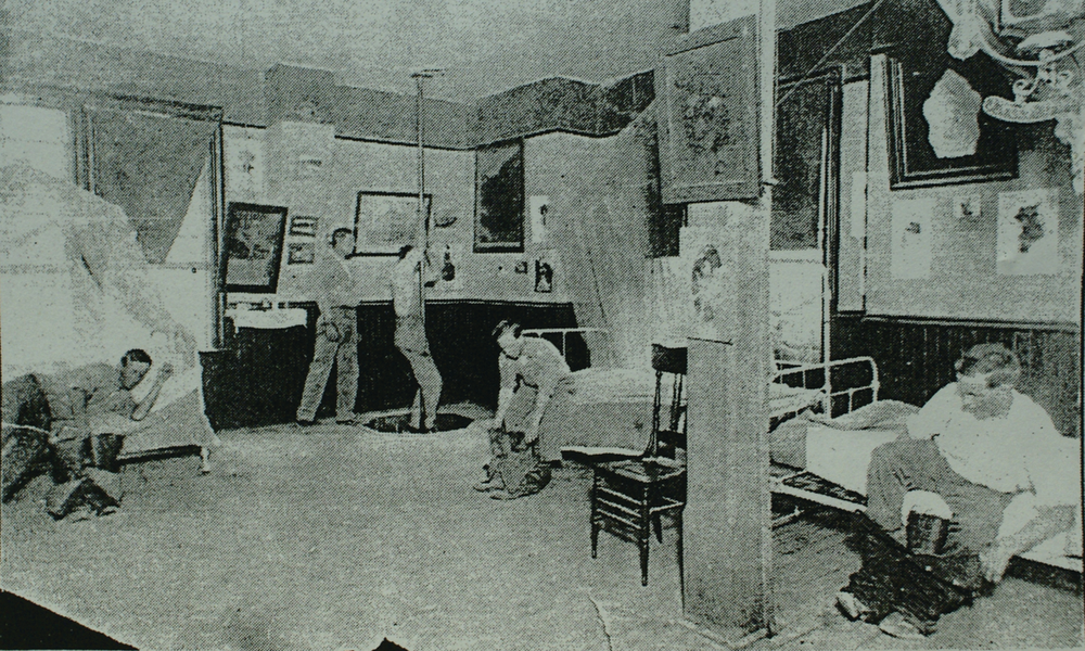 This 1900 photo shows Ocala, FL, firefighters leaving their dormitory to go to a fire. Note the mosquito netting around the beds and lack of a guard around the pole hole. The station was built in 1894. At the time this photo was made, the department consisted of two hose wagons, a hook-and-ladder truck, a chief&rsquo;s buggy and three horses. Firemen were paid $35 per month and worked 6&frac12; days a week continuously.
