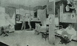 This 1900 photo shows Ocala, FL, firefighters leaving their dormitory to go to a fire. Note the mosquito netting around the beds and lack of a guard around the pole hole. The station was built in 1894. At the time this photo was made, the department consisted of two hose wagons, a hook-and-ladder truck, a chief’s buggy and three horses. Firemen were paid $35 per month and worked 6½ days a week continuously. This 1900 photo shows Ocala, FL, firefighters leaving their dormitory to go to a fire. Note the mosquito netting around the beds and lack of a guard around the pole hole. The station was built in 1894. At the time this photo was made, the department consisted of two hose wagons, a hook-and-ladder truck, a chief’s buggy and three horses. Firemen were paid $35 per month and worked 6½ days a week continuously.