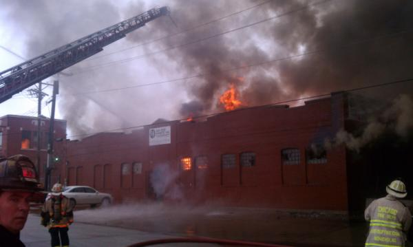 Crews responded to the building that houses San Jose Imports -- a candy factory -- in the 3700 block of West 38th Street shortly after 9 a.m.