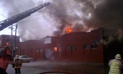 Crews responded to the building that houses San Jose Imports -- a candy factory -- in the 3700 block of West 38th Street shortly after 9 a.m. Crews responded to the building that houses San Jose Imports -- a candy factory -- in the 3700 block of West 38th Street shortly after 9 a.m.