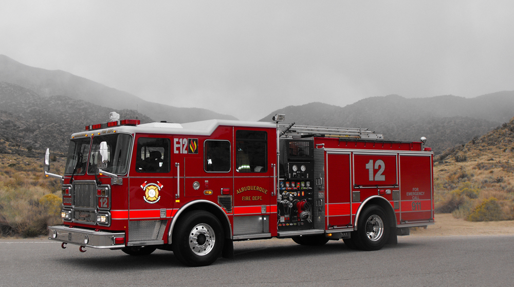 Seagrave Delivers Pumper To Albuquerque Fire Department Firehouse   78g2730albuquerquenmmountainsc 10618394 