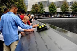 Families of the victims got their first look at the new 9/11 Memorial on Sept. 11, 2011.