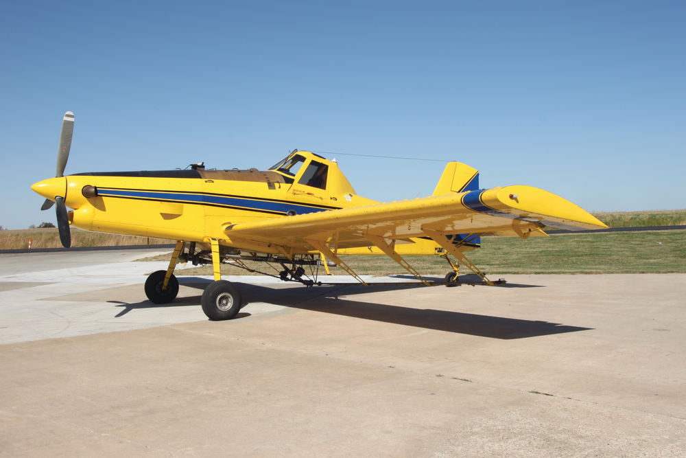 The Air-Tractor AT-502, a turbine-engine aircraft that uses Jet A as fuel, is one of the most common aerial-application aircraft in use today. Photos by Robert Burke