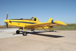 The Air-Tractor AT-502, a turbine-engine aircraft that uses Jet A as fuel, is one of the most common aerial-application aircraft in use today. Photos by Robert Burke The Air-Tractor AT-502, a turbine-engine aircraft that uses Jet A as fuel, is one of the most common aerial-application aircraft in use today. Photos by Robert Burke