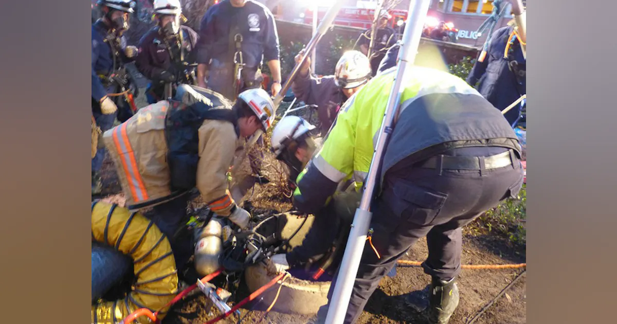 Md. Crews Rescue Worker From Underground Tank | Firehouse