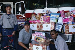 Ocala firefighters Jim Williams, Daniel Kiel and Ken Thomas Jr. Ocala firefighters Jim Williams, Daniel Kiel and Ken Thomas Jr.