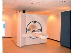 MRI and NMR machines create a magnetic field that is always active, even if the power to them is disconnected. MRI and NMR machines create a magnetic field that is always active, even if the power to them is disconnected.