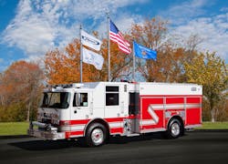 Pierce Manufacturing has received an order for three Pierce Ultimate Configuration (PUC) pumpers &ndash; similar to the one pictured here &ndash; and one air/rehab vehicle from the Spring Lake Park, Blaine, Mounds View (SBM) Fire Department in Minnesota.