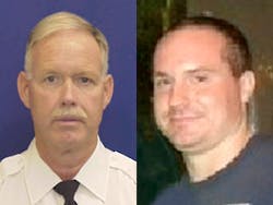 Lt. Robert Neary, left, and Firefighter Daniel Sweeney Lt. Robert Neary, left, and Firefighter Daniel Sweeney