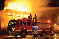 A recent fire in Detroit, MI. After negotiating with Detroit for a year, filmmakers were brought to Engine 50, whose firefighters didn't know they were coming to film just for the day. They shot 21 fires in the next two days. Over the next 13 months, filmmakers captured the crew of Engine 50 confronting all the city's problems. A recent fire in Detroit, MI. After negotiating with Detroit for a year, filmmakers were brought to Engine 50, whose firefighters didn't know they were coming to film just for the day. They shot 21 fires in the next two days. Over the next 13 months, filmmakers captured the crew of Engine 50 confronting all the city's problems.