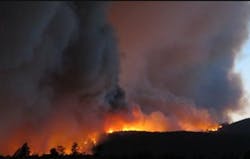 The Las Conchas wildfire burned 156,593 acres, destroyed 63 homes and forces the evacuation of Los Alamos last summer. The Las Conchas wildfire burned 156,593 acres, destroyed 63 homes and forces the evacuation of Los Alamos last summer.