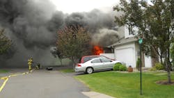 Oakdale Townhouse Fire 1