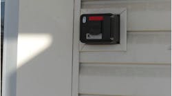 Photo 1: Having rapid access to the building can do a lot to limit the damage the fire is causing. These entry lock key system devices allow fire departments to gain access with limited damage.
