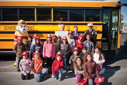 Observing Fire Prevention Week by visiting local schools promotes the services and opportunities offered by fire departments.