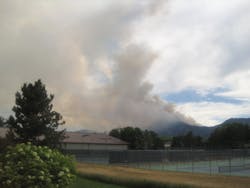 The Flagstaff Fire is viewed from East Boulder on June 26.