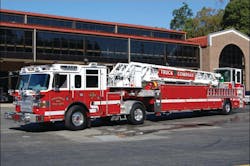 While the apparatus measures almost 60 feet in length, the tractor-drawn aerial ladder is one of the most maneuverable units for departments to operate and provides an extensive amount of enclosed compartment space for equipment and ground ladders. While the apparatus measures almost 60 feet in length, the tractor-drawn aerial ladder is one of the most maneuverable units for departments to operate and provides an extensive amount of enclosed compartment space for equipment and ground ladders.