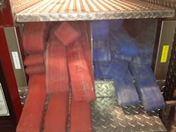 The flat load is the easiest to load, but can be challenging to deploy, especially with only one person. Adding the arm loops aids in deployment and the key is when to droop each loop. The flat load is the easiest to load, but can be challenging to deploy, especially with only one person. Adding the arm loops aids in deployment and the key is when to droop each loop.